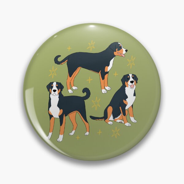 Item preview, Greater Swiss Mountain Dog cute illustration  designed and sold by YaraCuteArt.