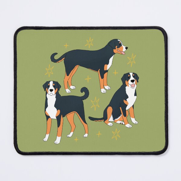 Item preview, Greater Swiss Mountain Dog cute illustration designed and sold by YaraCuteArt.