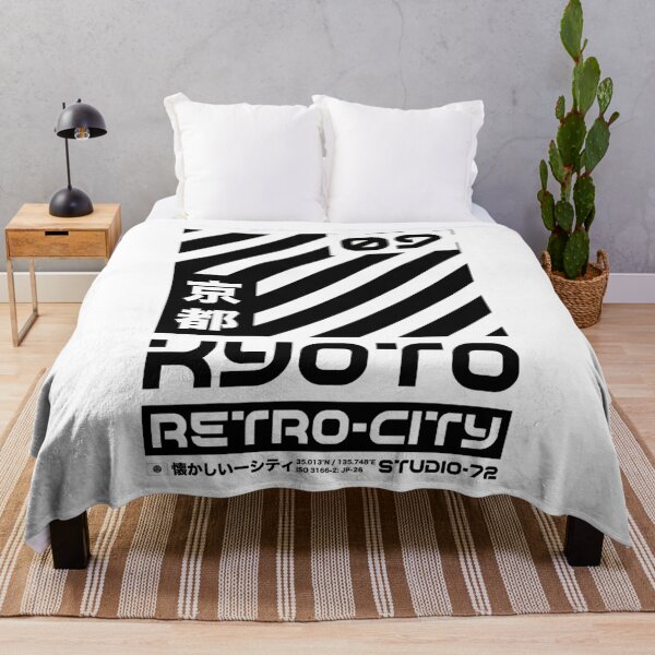 Item preview, Kyoto Japan: Cyber-City Graphic Design (Black) designed and sold by STUDIO-72.