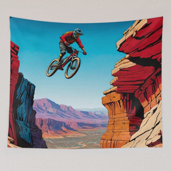 Item preview, Airborne MTB: High-Octane Adventure designed and sold by GrizzlyCollective.