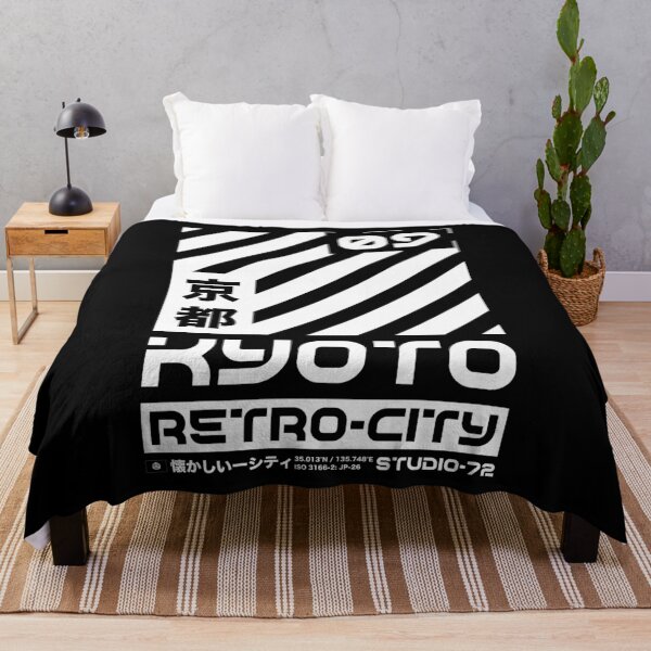 Item preview, Kyoto Japan: Cyber-City Graphic Design (White) designed and sold by STUDIO-72.
