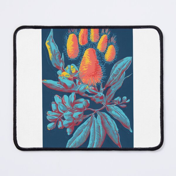 Item preview, Australian Flora - kangaroo paw flower and eucalyptus leaves designed and sold by Zibis09.