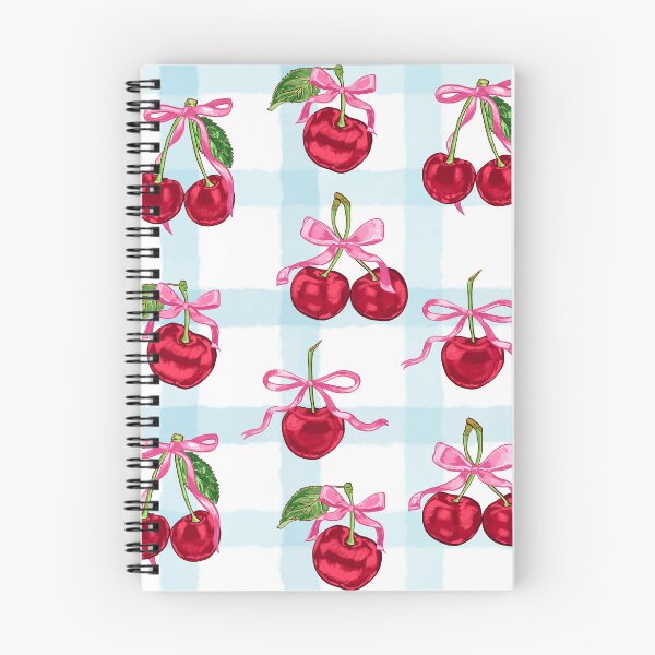 Item preview, Blue Gingham Coquette Cherries designed and sold by MaiZephyr.