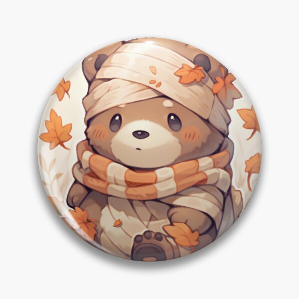 Item preview, A cute bear grazer  dressed as an adorable mummy designed and sold by MinimalSim.