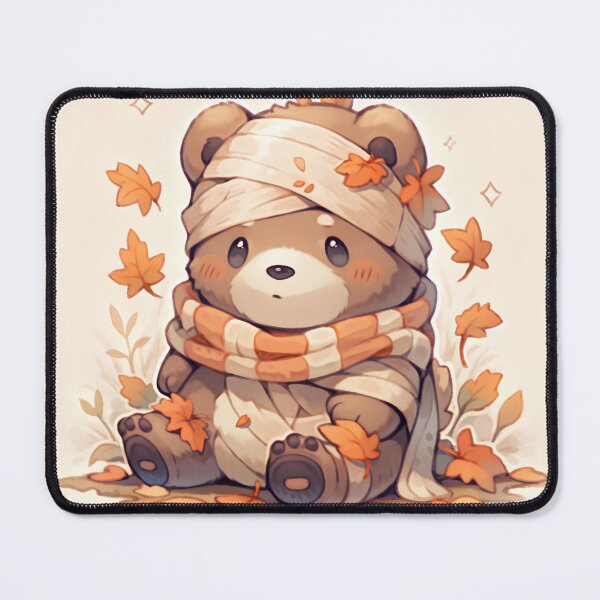 Item preview, A cute bear grazer  dressed as an adorable mummy designed and sold by MinimalSim.