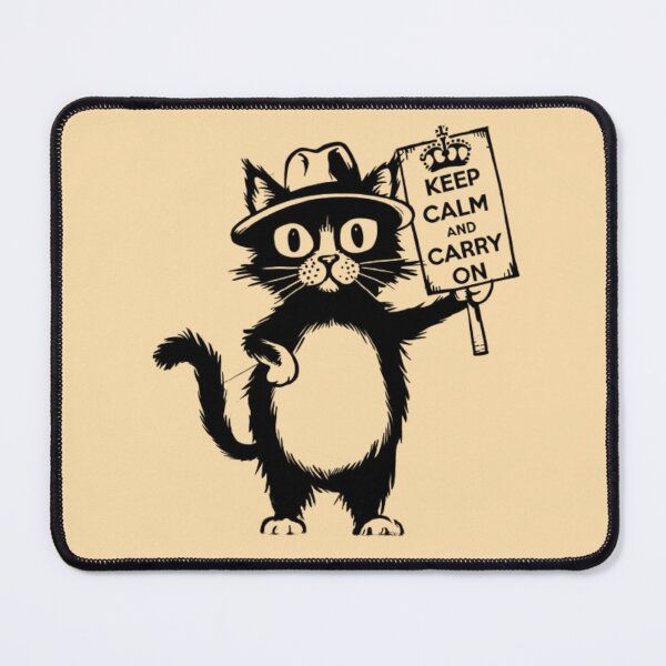 Item preview, Bansky Style Cat - Keep Calm and carry on designed and sold by 123ks.