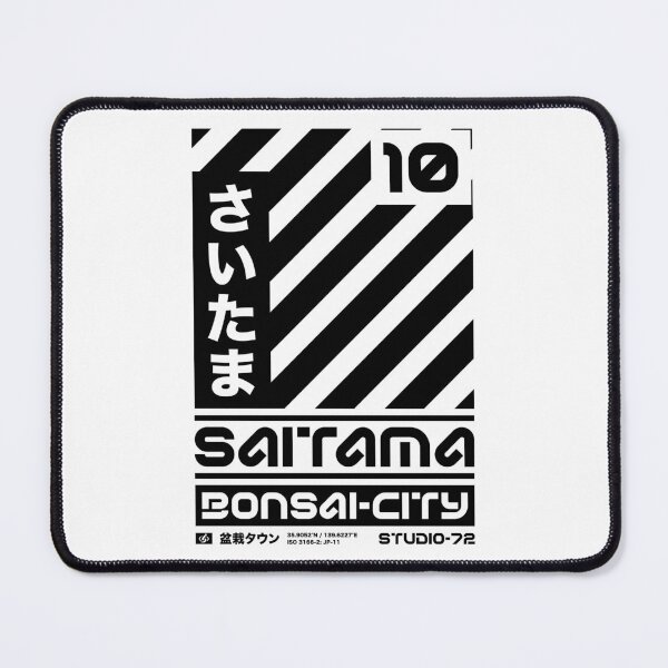 Item preview, Saitama Japan: Cyber-City Graphic Design (Black) designed and sold by STUDIO-72.