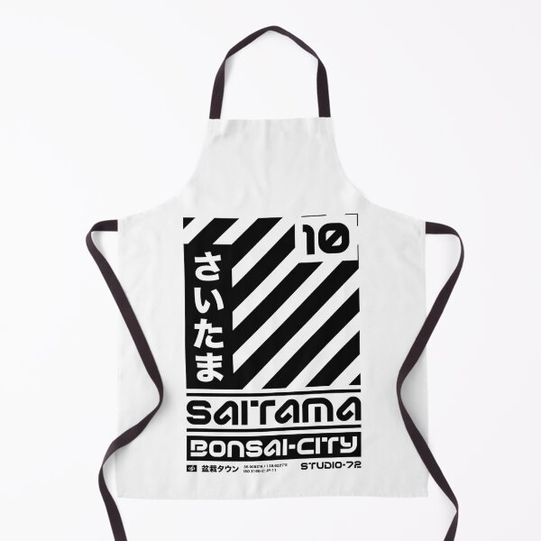 Item preview, Saitama Japan: Cyber-City Graphic Design (Black) designed and sold by STUDIO-72.