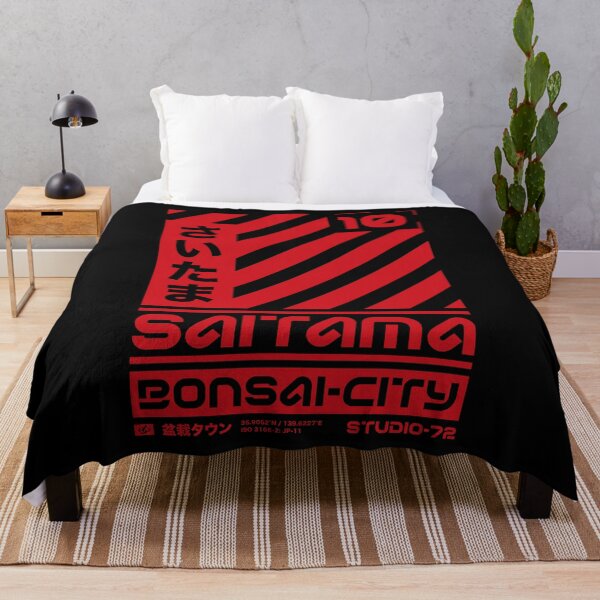 Item preview, Saitama Japan: Cyber-City Graphic Design (Red) designed and sold by STUDIO-72.