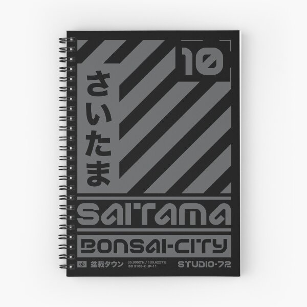 Item preview, Saitama Japan: Cyber-City Graphic Design (Grey) designed and sold by STUDIO-72.