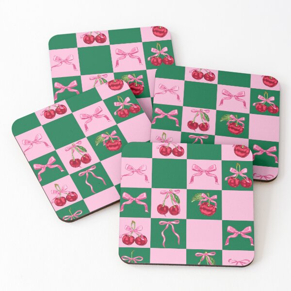 Item preview, Cherry Coquette Bows Plaid designed and sold by MaiZephyr.