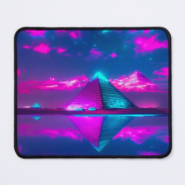 Artikelvorschau, Pyramide von Gizeh Neon AI entworfen und verkauft von AbeeRedB.