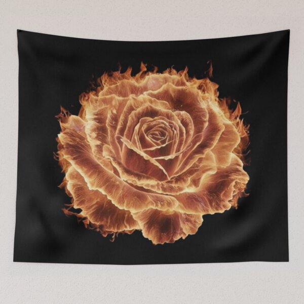 Item preview,  a colossal glowing rose made entirely of flames designed and sold by 123ks.