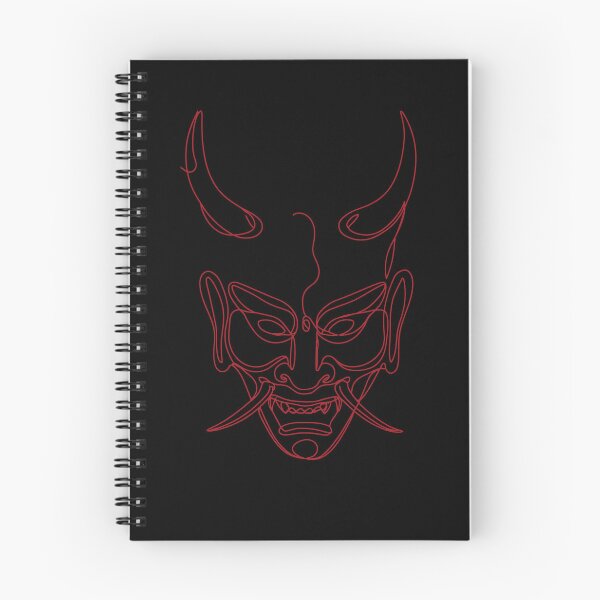 Item preview, SingleLine Oni Face  designed and sold by TrueNovaDesigns.