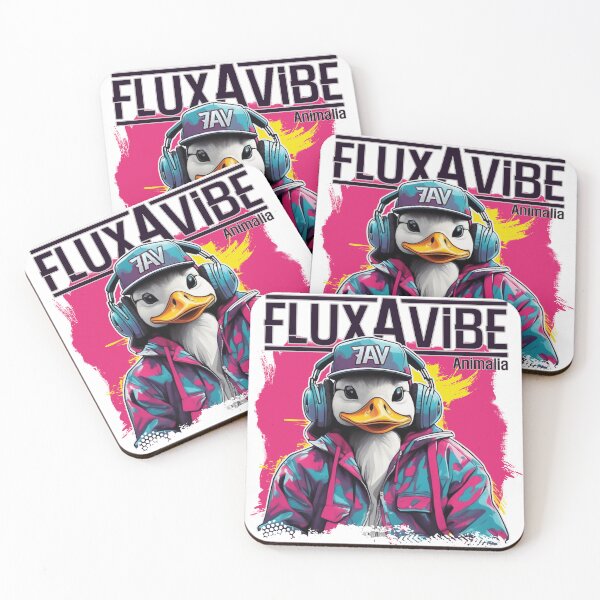 Item preview, Animalia Duck - 80s retro graphic style - Fluxavibe designed and sold by fluxavibe.