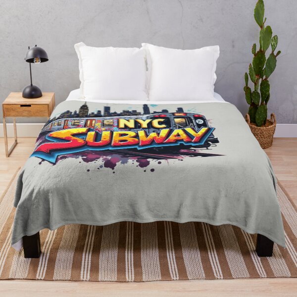 Item preview, New York Subway NYC Subway illustration Train Graffiti designed and sold by MayaDelaye.