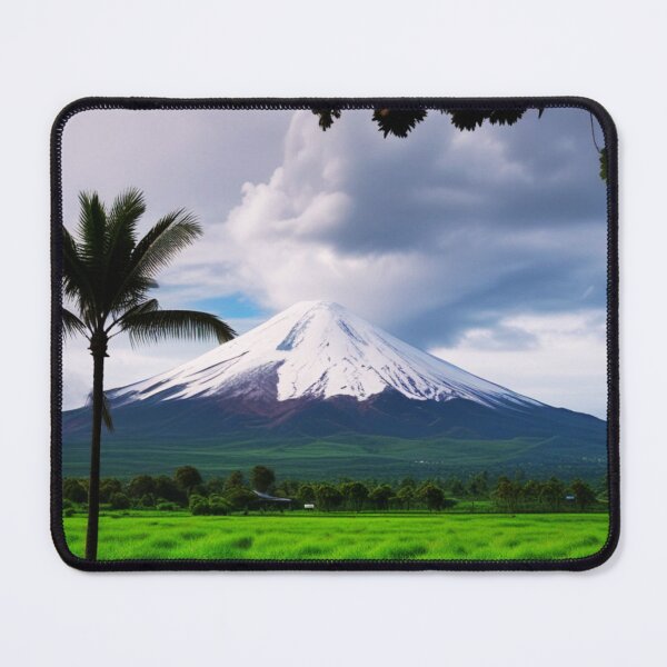 Item preview, Mayon Volcano with Snow designed and sold by AbeeRedB.
