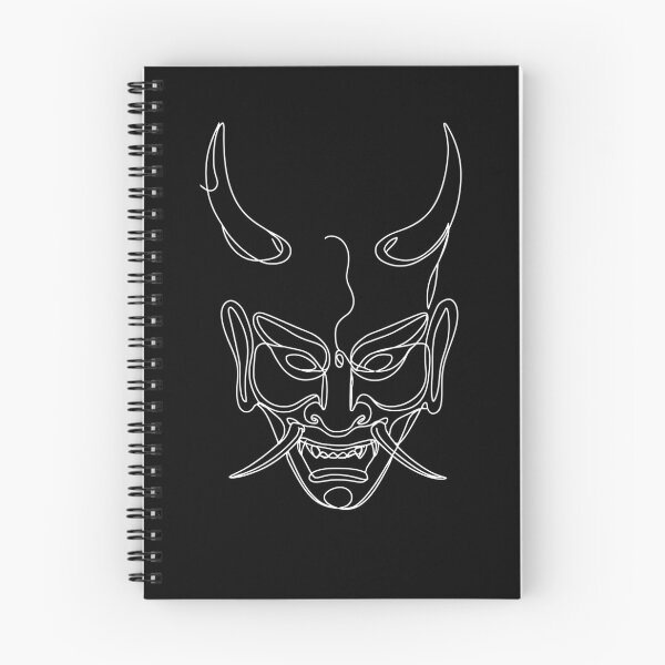 Item preview, SingleLine Oni Face  designed and sold by TrueNovaDesigns.