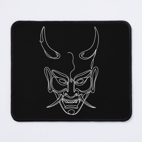 Item preview, SingleLine Oni Face designed and sold by TrueNovaDesigns.