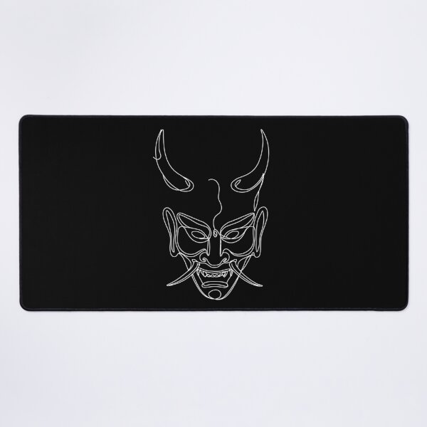 Item preview, SingleLine Oni Face designed and sold by TrueNovaDesigns.