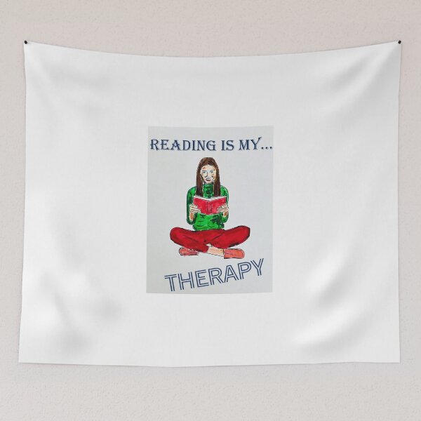 Item preview, Girl Reading Therapy  designed and sold by SJHorsfall.