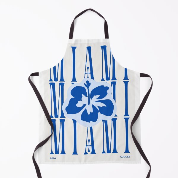 Item preview, Diseño gráfico de hibisco de Miami | Azul marino y azul claro designed and sold by designsbylaur3n.