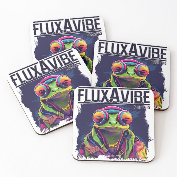 Item preview, Animalia Frog - 80s retro graphic style - Fluxavibe designed and sold by fluxavibe.