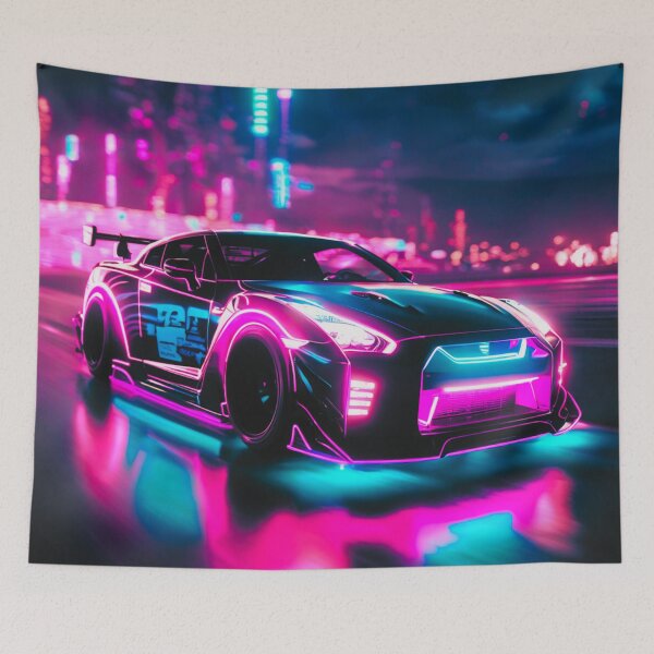 Item preview, GTR Car Neon designed and sold by AbeeRedB.