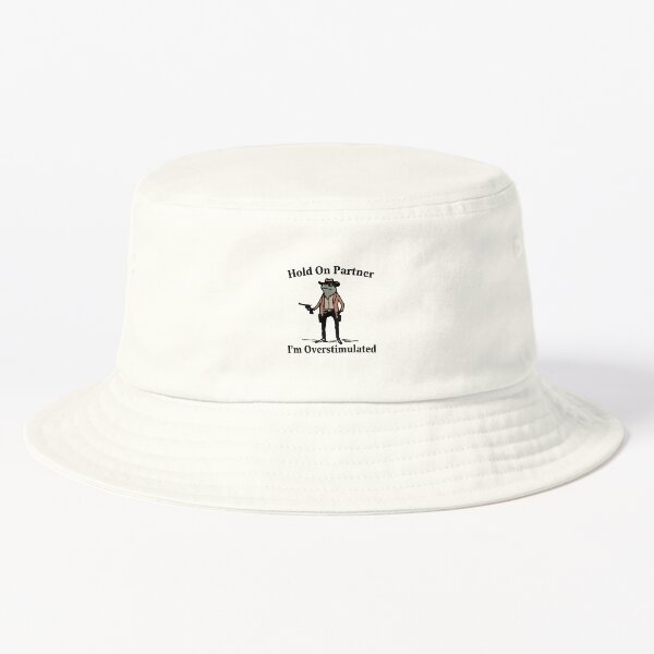 Item preview, Hold On Partner I'm Overstimulated Cowboy Frog designed and sold by Coussahi.