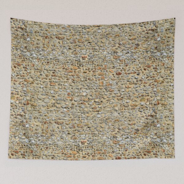 Item preview, Old stone church wall, Norfolk, UK designed and sold by CatherineMoore4.