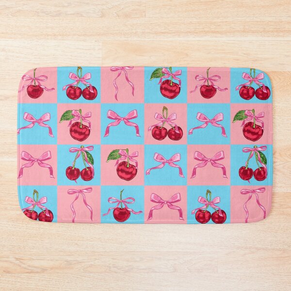 Item preview, Coquette Cherry and Bows Check designed and sold by MaiZephyr.