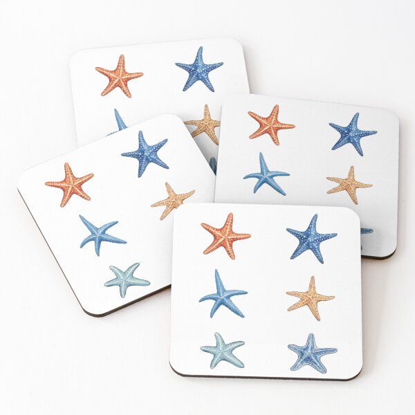Item preview, Cute Sea Creatures starfish Ocean Watercolor Pack designed and sold by SOUFIANE1991.
