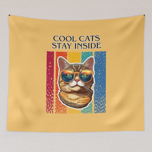 Item preview, Keep Cats Safe #catindoor #catcare #catsafety #catoutdoors #outdoorcat designed and sold by Anna Halasek.
