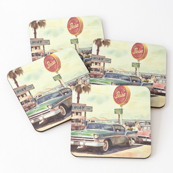 Item preview, Crab Cakes and Classic Cars designed and sold by RCWatercolours.