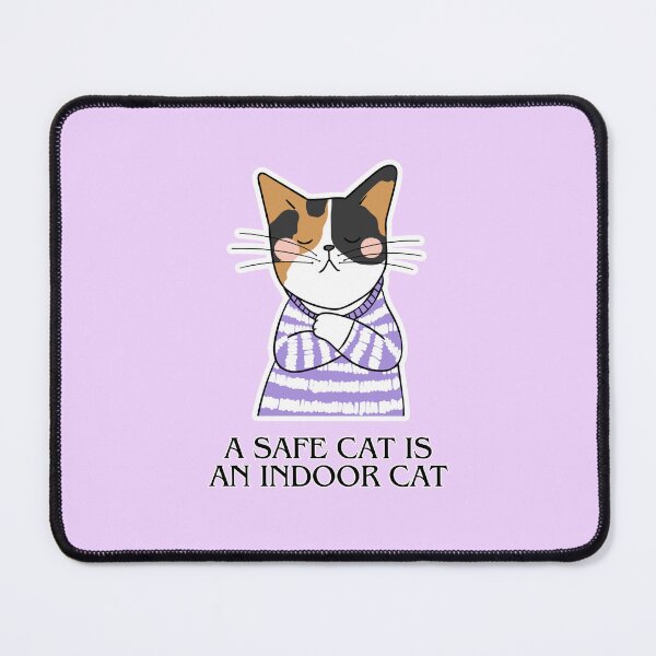 Item preview, Keep Cats Safe #catindoor #catcare #catsafety #catoutdoors #outdoorcat designed and sold by Anna Halasek.