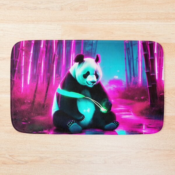 Item preview, AI Cute Panda Neon Color designed and sold by AbeeRedB.