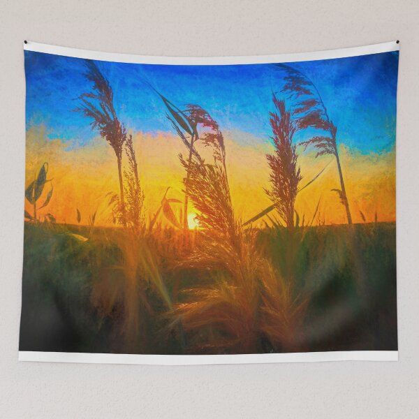 Item preview, field grass at sunset designed and sold by IgorKovalenko.