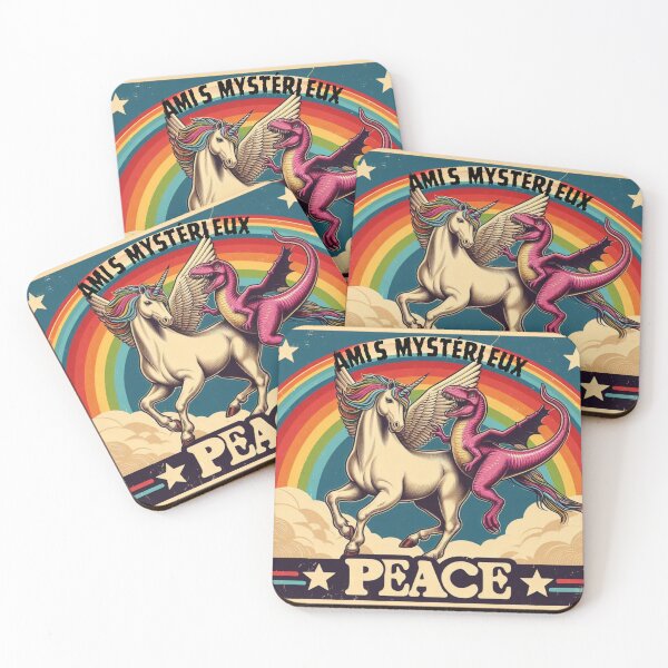 Item preview, Peace, amis mysterieux designed and sold by coloursforkids.