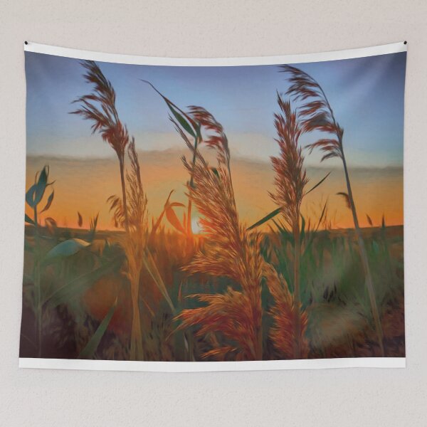 Item preview, field grass at sunset designed and sold by IgorKovalenko.