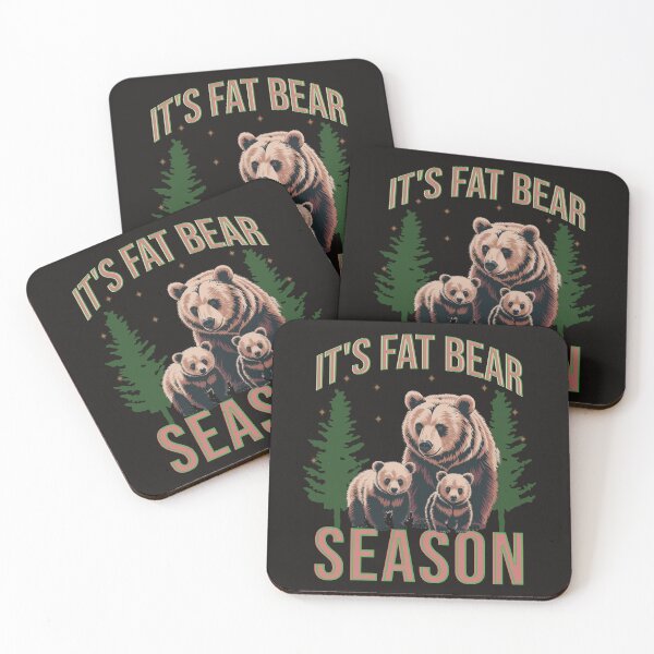 Item preview, It's Fat Bear Season: Adorable Bear Family Wildlife And Nature Design designed and sold by elynne9.