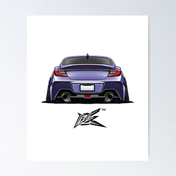 Item preview, toyota gr86 rear purple  designed and sold by NaquashM.