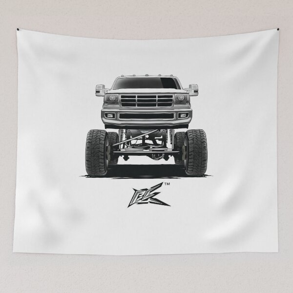 Item preview, ford f250 ranger lifted truck white  designed and sold by NaquashM.