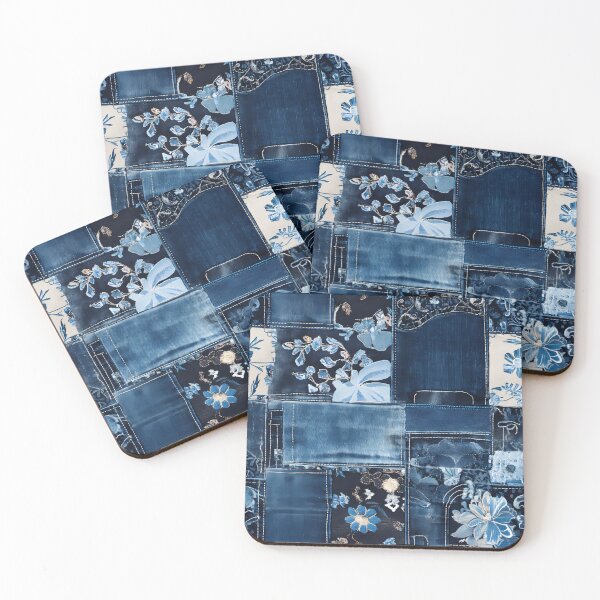 Item preview, Denim Blue Patches designed and sold by JulieInspired.