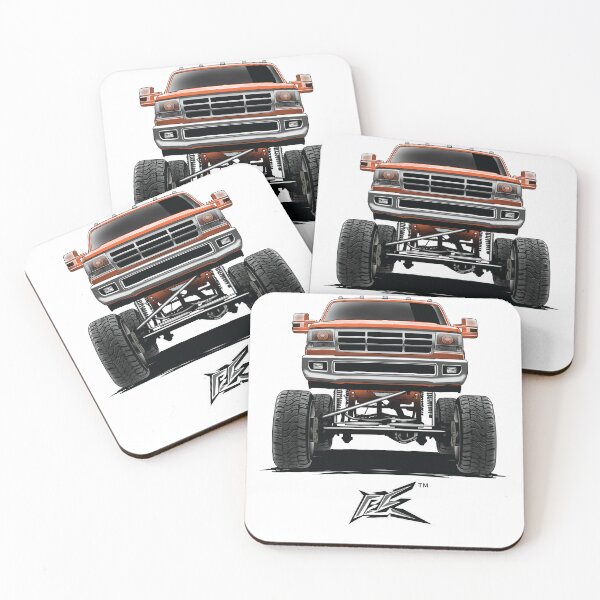 Item preview, ford f250 ranger lifted truck orange  designed and sold by NaquashM.