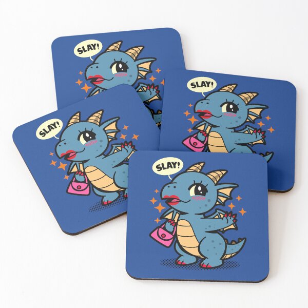 Item preview, Cute Kawaii Fantasy Dragon Funny Slay Meme designed and sold by BoggsNicolasArt.