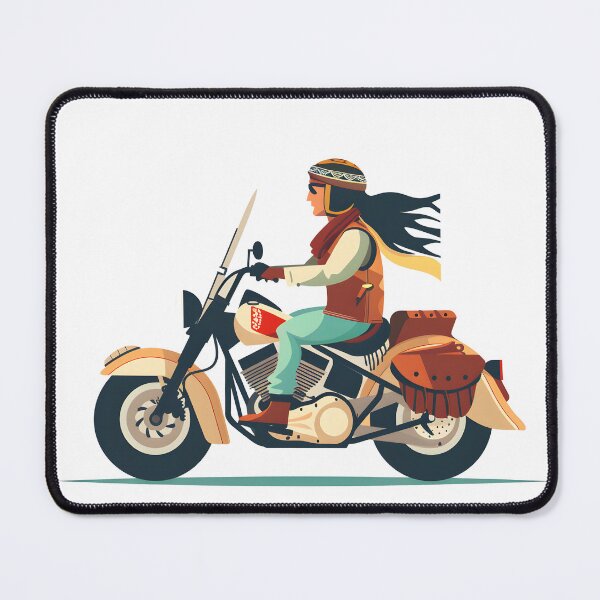Item preview, A freedom-loving motorcyclist designed and sold by wonderisland.