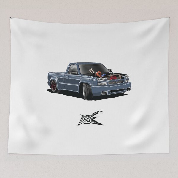 Item preview, american v8 drift truck gray  designed and sold by NaquashM.