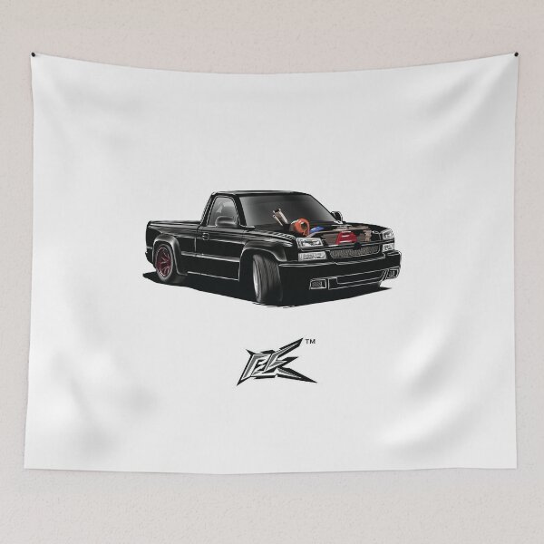 Item preview, american v8 drift truck  black designed and sold by NaquashM.