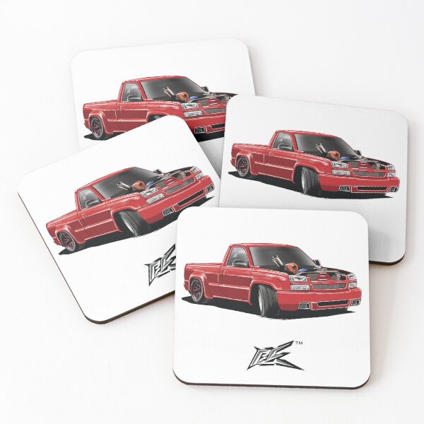 Item preview, american v8 drift truck red designed and sold by NaquashM.