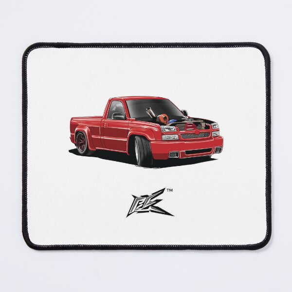 Item preview, american v8 drift truck red designed and sold by NaquashM.